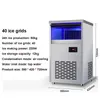 220V Automatic ice Maker Small Commercial Cube Ice Making Machine 60KG 120KG Milk Tea Shop Large Capacity