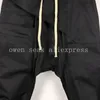 الرجال السراويل 20ss سيكيور الرجال عارضة الحريم القوطية الملابس عالية الشارع sweatpants الخريف المرأة العجل طول بانت فضفاض أسود