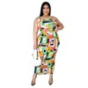 Plus Size Trainingspakken Sexy XL ~ 5XL Tweedelige Set Luipaard Print Vrouwen Lange Bodycon Rok En Crop Tops zomer 2 Sets Dames Outfits