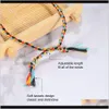 Charme Jewelrygirls Luxo Colorido Infinito Tecido Trançado Pulseira Retro Handmade Boho Multicolor String Cord Hippie Amizade Pulseiras Dr