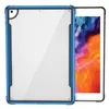 Clear Case for iPad 10.2 Inch Dual Layer Full-Body Shockproof Rugged Protective Cover with Kickstand