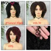 Syntetyczne peruki fave krótkie kręcone splot włosów peruka luźne puszyste faliste duże curl afro naturalne szuka czarnych białych kobiet