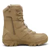 VANCAT Erkekler Yüksek Kalite Marka Askeri Deri Çizmeler Özel Kuvvet Taktik Çöl Savaş erkek Açık Ayakkabı Ayak Bileği 211217