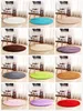 Fluffy Round Carpet Rug for Living Room Bedroom Decor Floor Mat Shaggy Area Rug Long Plush Carpet Kids Room Anti-slip Carpet Rug 210928