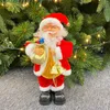 Elektrische Santa Claus Muziekinstrument Kerst Ornamenten Hotel Shopping Mall Kerstversieringen Kinderen Geschenken W-00949