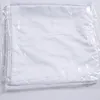 White Plain Sublimation Blanks Pillow Case Cushing Cover Fashion Pillowcase för värmeöverföring Tryck som DIY gåva ZC925