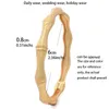 Дубай 18K позолоченный браслет цветы африканские свадебные удача бамбука браслеты свадебные украшения подарки для женщин браслет