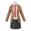 Kostuum sakurajima mai cosplay pruik seishun buta yarou serie vrouwen schooluniformen halloween high girls party pakken y0913