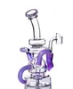 Feb Egg Bong Recycler Oil Rigs Hookahs Shisha Percolator Bongs Smoke Glass Water Pipes heady Dab Rig With 14mm banger