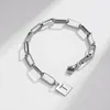 Link Chain Titanium Steel Letter Armband Name Initial A-Z Hand Women's Jewelry Trum22