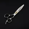 Hair Scissors JAGUAR Original Box Leopard 60 Inch Willow Leaf Big Sliding Knife Hairdressing Scissors High Quality Personality6751491