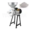 Small Fine Powder Grinding Whole Grain Mill Crushing Machine 220V 1.5Kw Electric Wet And Dry Food Grains Grinder