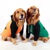 Hundebekleidung, nicht stapelbare Baumwolle, mit Kapuze, Cartoon-Kapuzenpullover, warme Winter-Zweibeinjacken für mittelgroße und große Haustiere vom Typ Labrador/Golden Retriever/Husky