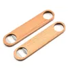 Apribottiglie con manico in legno personalizzato Bar Blade Apribottiglie per birra Manico in legno vintage Apribottiglie per barista in acciaio inossidabile FY4527