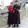 Bühnenkleidung Erwachsene Männer Frauen Altes chinesisches Kostüm Hanfu Festival Performance Volkstanz Traditionelles Paarkleid
