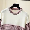 Plus Size Women's Autumn Winter Wear Fat Sister Thick Knitted Bottoming Shirt Loose Belly Sweater Top UK595 210506