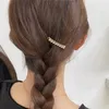 Clipes de cabelo barrettes metal pentes laterais simples estilo coreano