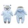 newborn rompers winter thick warm baby girls romper jumpsuit clothing infant bebe cartoon outfits snowsuit for christmas clothes284861606