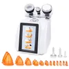 Professionele 3 RF Handvat 40khz Cavitatie Body Facial Cupping Therapie met Vacuüm Massage Machine Figure Shaping Beauty Instrument