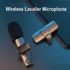 K1 K9 Microfoni lavalier wireless con riduzione del rumore Microfono portatile per registrazione audio e video per smartphone iosAndroid