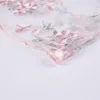 Costumi da bagno da donna Camicetta da donna con ricamo floreale in maglia trasparente a maniche lunghe