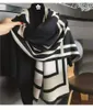 Hattar, halsdukar handskar sätter mode kvinnors vinter brev halsduk sjal hem tjocka modeller varm utomhus imitation cashmere kvinnlig kvinna