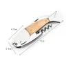 Multifunction Corkscrew wine opener Fish Shape Wines Bottle Opene 3D Fishs Shapes Wood Handle Openers Tool Accessories SN2340