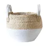 Storage Baskets 1Pc Creative Rattan Woven Flower Basket Weaving Handmade Flowerpot Home Furnishings Balcony Gardening Supplies