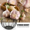 Wire Egg Basket Metal Storage with Handles Chicken s Holder Organizer Fruit Food for Kitchen Farmhouse 210609