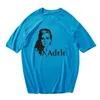 メンズTシャツAdele通気性綿Tシャツ男性ヒップヒップスターOネックカジュアルTシャツ夏トップス2022ビンテージ審美的Tシャツティー