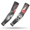 Arms Warmers Arm Sleeves Cover Tattoos Ice Silk Sun Protection Outdoor Sports Riding Tattoo Designs Sleeve for Men Women