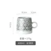 Mugs Creativity Coffee Cup Mark Drink Water Ceramic Kawaii Mug Women's 320/400ml Office Home Japanese Personality