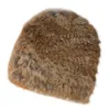 Beanie/Kafatası Kapakları Moda Retro Kürk Şapka Sonbahar Kış Peluş Dış Mekan Trendi Kapağı Kadınlar için Günlük Sıcak Kabarık Pros22