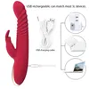 9 inch G Spot Rabbit Vibrator 8 + 7Speeds 3 Motor Dual Vibrating Large Sex Adult Toys Clitoris Stimulatie Producten voor Vrouw Lady Gifs [van USCA Warehouse]