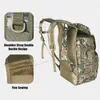 Sacs de plein air Randonnée Sac à dos tactique 40L Sac en nylon étanche Armée Camouflage Sac à dos Chasse Mochila Militar Sac à dos 600D Oxford Unisexe