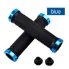 Fietsstuurcomponenten West Biking Handgreep Bar Grips Bicycle MTB Road Ends Double Lock Anti-Skid Rubber Aluminium Legering Fietsonderdelen