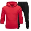 Heren Vrouwen Sweatshirts Sweatpants Herfst Winter Fleece Trainingspunten Sportkleding Broek Set Gym Workout Training Koppels Hoodies Broek 2-delige Set