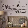 Life Takes You To Unexpected Placeswall decal ZooYoo8160 decorative adesivo de parede removable vinyl wall sticker 210420