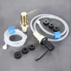 액체 비누 디스펜서 싱크 노즐 + 확장 튜브 세트 304 스테인레스 스틸 주방 욕실 핸드 펌프 Connect Sanitzer Kit