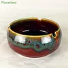 Creative Cinzstray Porcelana Cerâmica Conjunto Container Ash Bandejas AshTray Ash Bandeja Charuto Cinzeiro 210724