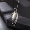 Kains Koreaanse versie van de wilde mode -trui -ketting Long Tassel Leaf ketting Vrouwelijke ornamenten Kledingaccessoires