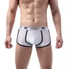 Underbyxor män sexiga man underkläder mini boxare man bulge påse trunkar mode satin sissy trosor underkläder hemboxare shorts