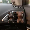 Interior Decorations Creative Bear Head Car Ornaments Vents Perfume Clip Air Freshener Automobile Fragrance Decoration