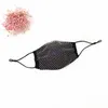 Novo Clássico Designer Face Mask Adulto Respirável Com Confortável Diamante Dustproof Máscaras De Algodão