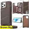 مصمم أزياء حالات الهاتف لـ iPhone 15 15pro 14 14pro 14plus 13 13pro 12 12pro 11 Pro Max 7 8Plus Deluxe Leather Card Bags Pocket Pocket Cover