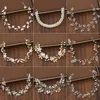 Other Bridal Headbands Wedding Hair Accessories Tiara Rhinestone Pearl Headband Women Jewelry Bride Handmade Accesories