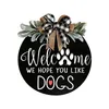 Party Decoration Wooden Welcome Door Direction Signs Hanger Wreath Front Decor Ornamental6969514