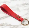 8 colori Fashion PU Keychain Business regalo in pelle catena di cuoio uomini donne auto cinghia cinturino a vita portachiavi portachiavi portachiavi DB904