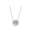 Chains 100% S925 Silver Love Daisy Temperament PAN Necklace Women's Clavicle Chain High Quality Holiday Gift Diy Charm Jewelry