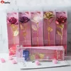 party Tanabata Valentine's Day decoration color gold roses starry sky glowing gold foil rose gift box Wefw